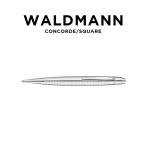 並行輸入品 日本未発売 WALDMANN BALL PEN PRECIEUX CONCORDE SQUARE ヴァルドマン ボールペン コンコルド スクエア 4652 筆記用具 文房具 ブランド