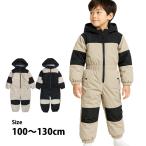スキーウェア キッズ ジャンプスーツ 男の子 子供 耐水圧5,000mm 雪遊び 撥水加工 中綿 スノーウェア ワンピース 100cm 110cm 120cm 130cm