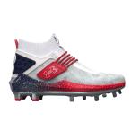 アンダーアーマー ハーパー8 メタル ベースボール 野球 ホワイト/ネイビー Under Armour Harper 8 USA Metal Baseball Cleats White/Navy メンズ