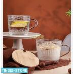 ショッピングコップ 耐熱 グラス マグ コップ ガラス かわいい 食器 おしゃれ 430ml マグカップ 持ち手 保温 カップ 透明 無地 ガラス製 北欧 保存容器 シンプル 引越し 出産