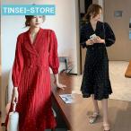  материнство - One-piece женский весна лето длинный рукав красивый . весна One-piece точка рисунок flair платье длинный длина материнство - платье .. одежда сверху товар свадьба платье 