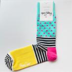  happy носки мужской женский STRIPES &amp; DOTS SOCK мята розовый HAPPY SOCKS почтовая доставка соответствует 