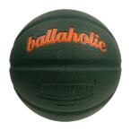 7号球　ballaholic Playground Basketball / ballaholic x TACHIKARA 【BHBAC00469DGON7】dark green/orange