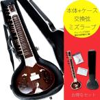 楽器 シタール Sitar インド (Kartar Music House社製)シンプルシタールセット（グラスファイバーケース） 弦楽器