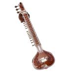 楽器 シタール Sitar インド (PALOMA社製)ダブルトゥンバ高級シタールセット（グラスファイバーケース）