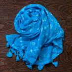 スカーフ ストール 染め 絞り染め インドの絞り染めドゥパッタ ショール レディース アジア 布 ファブリック