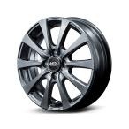 ショッピングスタッドレス ブリヂストン スタッドレス ブリザック VRX3 155/65R14 25年製造品とMID WHEELS G10 メタリックグレー 4本セット