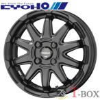 (単品1本価格) 15インチ 4.5J 4/100 共豊 CIRCLAR サーキュラー C10S マットブラック (MBK)