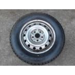 N629-ソ2 中古タイヤ ホイール 送料無料 195/65R15 冬1本 スタッドレス 91Q 195/65-15 195-65-15 ブリヂストン ブリザック TM-03 15インチ鉄ホイール