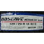 ショッピングスタッドレスタイヤ 175/70R14　トーヨータイヤ　OBSERVE　GARIT　GIZ　4本セット　会社宛送料無料　オブザーブ　スタッドレスタイヤ