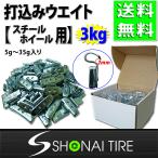 送料無料 新品1箱 (5g〜35gセット) 合計3kg SHONE バランスウエイト スチールホイール用 鉄 打ち込みタイプ ホイールバランス用 NO,FR13