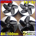 4本 会社宛 送料無料 16×5J ギャルソン DAD VORTESTAR アルミ 4穴 PCD 100mm +45 スペーシア ミラジーノ ワゴンR タント ムーヴ NO,X8736