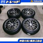 ◆2022年製国産中古スタッドレス付◆ライツレー + ブリヂストンブリザックVRX2 225/50R18インチ◆ヴェゼルオデッセイレガシィなど 江田