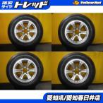 ハイラックスサーフ ランドクルーザープラド 送料無料 中古 スタッドレス 265/65R17 中古 アルミ KEELER 17インチ ホイール 4本セット