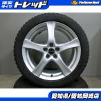アウディ S5 A5 中古 スタッドレス ホイール 4本セット 245/40R18 ミシュラン X-ICE SNOW 社外 BORBET 18インチ 8J +35 112-5H 岡崎  AUDI