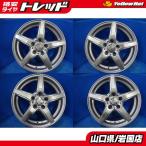 ショッピングダンロップ 送料無料 中古アルミホイール 4本 ダンロップ VIOLENT ヴィオレント 16-6.5J IS40 PCD 114.3 5H スタッドレス用 車検用 デュアリス ジュー