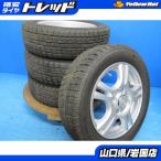  бесплатная доставка б/у зимний Yokohama pra ktiba лёд BP02 155/65R13 73Q колесо 4шт.@ Roox Moco жизнь AZ Wagon Carol 