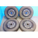 [ оригинальный гайка есть ] глубокий паз б/у зимние шины [155/65R14 75Q] Honda чистая сталь [14 дюймовый 4.5J+40]en box en one en Wagon и т.п. 