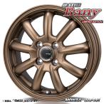 4本セット MONZA モンツァ JP-STYLE Bany バーニー 14インチ リム幅4.5J インセット+45 4穴 PCD100 マットブロンズ ジャパン三陽