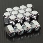 ノート ノートオーラ E12 E13 ロンスター ホイールナット 16個セット 21HEX 12-1.25 袋メッキ 60度テーパー 4穴 日産 安心国産品