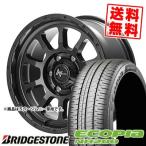 215/60R16 95H ブリヂストン エコピア NH200 NITRO POWER M10 PERSHING BARREL BLACK EDITION サマータイヤホイール4本セット