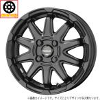 ショッピングc10s アルミホイール 1本 CIRCLAR C10S 1545+45 4-100 マットブラック 15インチ