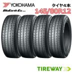 4本 サマータイヤ YOKOHAMA ヨコハマ ブルーアース ES32 145/80R12 74S
