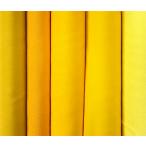 正絹ちりめん生地 10ｃｍ単位　無地 黄色系 古布のようなしなやかな風合いで伸縮のある絹生地　幅31cm