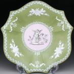 オールドノリタケ グリーン地ウェッジウッド風 ボウル 24cm