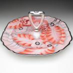 オールドノリタケ デコフラワー サンドイッチプレート 23cm