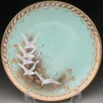  Old Noritake золотой пик Jules лебедь . plate 26cm