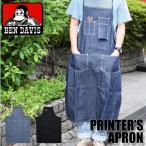 エプロン BEN DAVIS ベンデイビス レディース メンズ 男性用 前掛け BBQ キャンプ DIY 日曜大工 チノ ブラック デニム ワーク 鞄