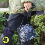 ミニショルダーバッグ サコッシュ 斜め掛け 肩掛け 鞄 かばん レディース メンズ ユニセックス ポーチ 巾着 撥水 柄  ls KiU ドローストリングバッグ k146-169