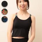 ブラトップ カップ付き 吸汗速乾 M L タンクトップ ショート丈 かわいい 総柄 無地 ストレッチ レディース 花柄 ヒョウ柄  吸汗速乾ブラトップ lwcbc094
