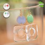 Yahoo! Yahoo!ショッピング(ヤフー ショッピング)フックピアス イヤーアクセサリー レディース 春 夏 リバーシブル 大ぶり 大きめ 揺れる クリア素材 おしゃれ かわいい リバーシブル ピアス zjsjbd8716