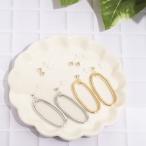 Yahoo! Yahoo!ショッピング(ヤフー ショッピング)樹脂ピアス イヤーアクセサリー レディース 秋 冬 おしゃれ 金属アレルギー対応 樹脂ポスト スタッド キャッチ セット オーバルセット 樹脂ピアス zjwjba8643