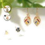 セットピアス フックピアス set  イヤーアクセサリー レディース ニッケルフリー 金属アレルギー対応 スタッド ゴールド チコリーフセットピアス zkwjbb8618