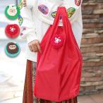 モコモコアミーゴエコバッグ ／ 折り畳みバッグ ショッピングバッグ レジバッグ サブバッグ A4 コンパクト チェーン付き アニマル ルチャリブレ zmwcb2302