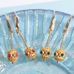 ショッピングモロッコ モロッコスタイルチェーンピアス ／ ピアス イヤーアクセサリー レディース 春 夏 おしゃれ かわいい フック 揺れる ヴィンテージ感 アンティーク調 中近東