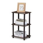 flino(Furinno) Turn-N-Tube Turn N камера 3 уровень многоцелевой открытый полка * открытый подставка walnut / Brown высота 