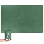 TRIWONDER многофункциональный брезент небо занавес тент на землю водонепроницаемый сиденье легкий маленький размер палатка сиденье кемпинг коврик упаковочный пакет имеется ( зеленый M -