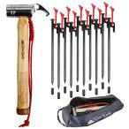 RiveRock (liba блокировка ) молоток для колышков упаковочный пакет ночь свет трос чуть более . палатка строение брезент строение ( Hammer / steel колок 10шт.@/ упаковочный пакет )