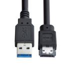 CY USB 3.0 - eSATA アダプター USB - HDD/SSD/ODDコンバーター eSATA - USBケーブル
