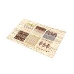 ma luna ka коврик перед дверью слоновая кость 50×80cm