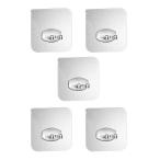 wumio зубная щетка крюк 5 шт. комплект прозрачный прозрачный орнамент склеивание зубная щетка держатель уборная кухня b ковер крюк прикленить аккуратный место хранения 