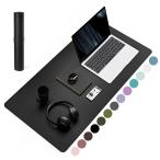 YSAGi настольный коврик кожа стол накладка большой коврик для мыши задняя поверхность. замша предотвращение скольжения толщина 2mm водонепроницаемый . масло изоляция . починка простой off .