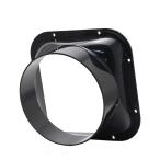 TiCoast прямая труба фланец канал коннектор фланец ABS полимер производства .. система трубы детали для черный ( person type -100mm)