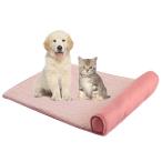Mofech ペットクッション 冷却マット 冷感シーツ 犬 猫 ベッド ペットソファー 夏用 スクエア型 洗える 暑さ対策 アイスシルク生地