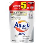 ショッピングアタックゼロ 大容量アタック 液体 ゼロ(ZERO) 洗濯洗剤(Laundry Detergent) 詰め替え 1800g (清潔実感 洗うたび白さよみが