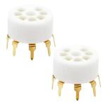  аудио вентилятор вакуумная трубка для керамика гнездо позолоченный GZC7-Y-B-G 2 позиций комплект 